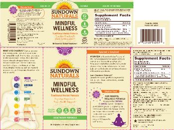Sundown Naturals Mindful Wellness - supplement