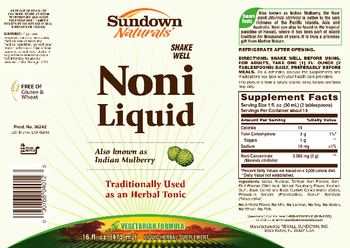 Sundown Naturals Noni Liquid - liquid herbal supplement