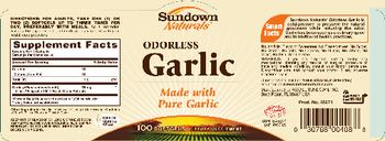 Sundown Naturals Odorless Garlic - supplement