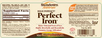 Sundown Naturals Perfect Iron - mineral supplement