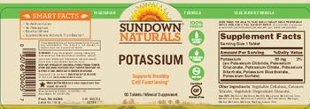Sundown Naturals Potassium - mineral supplement