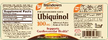 Sundown Naturals Pre-Converted Form Ubiquinol - supplement