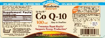 Sundown Naturals Q-Sorb Co Q-10 100 mg - supplement