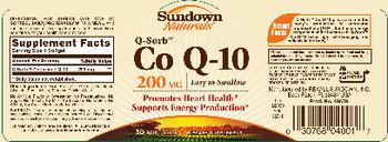 Sundown Naturals Q-Sorb Co Q-10 200 mg - supplement