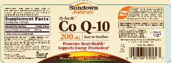 Sundown Naturals Q-Sorb Co Q-10 200 mg - supplement