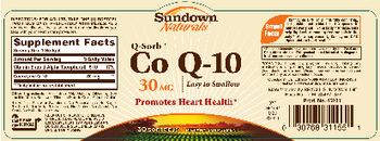 Sundown Naturals Q-Sorb Co Q-10 30 mg - supplement