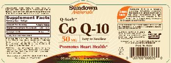 Sundown Naturals Q-Sorb Co Q-10 50 mg - supplement