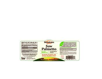 Sundown Naturals Saw Palmetto 160 mg - standardized extract