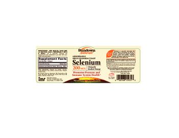 Sundown Naturals Selenium 200 mcg - supplement