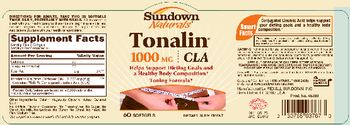 Sundown Naturals Tonalin 1000 mg CLA - supplement