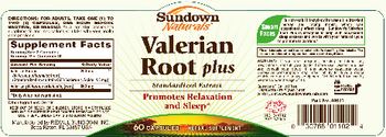 Sundown Naturals Valerian Root Plus - herbal supplement