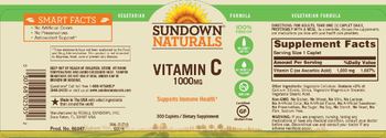 Sundown Naturals Vitamin C 1000 mg - supplement