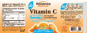 Sundown Naturals Vitamin C Delicious With Rosehips And Bioflavonoids Orange Flavor - supplement
