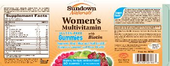 Sundown Naturals Women's Multivitamin Gummies With Biotin - supplement