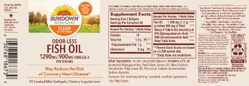 Sundown Odor-Less Fish Oil 1290 mg - supplement