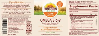 Sundown Omega 3-6-9 - supplement