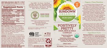 Sundown Organics Positively Pretty Hair, Skin & Nails Complex - supplement