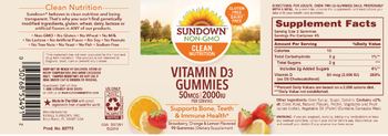 Sundown Vitamin D3 Gummies 50 mcg - supplement