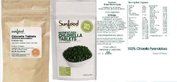Sunfood Super Foods Nutrient-Rich Chlorella Tablets - 