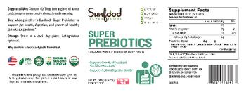 Sunfood Superfoods Super Prebiotics Strawberry Mango - supplement