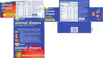 Sunmark Animal Shapes Complete With Choline - supplement