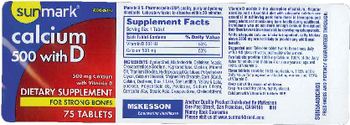 Sunmark Calcium 500 With D - supplement