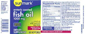 Sunmark Enteric Coated Fish Oil 1000 mg - 