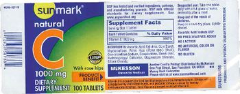 Sunmark Natural C 1000 mg - supplement