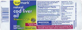 Sunmark Natural Cod Liver Oil - supplement