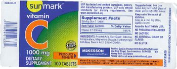 Sunmark Vitamin C 1000 mg - supplement