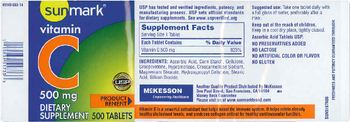 Sunmark Vitamin C 500 mg - supplement