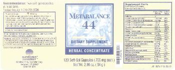Sunrider Metabalance 44 - supplement