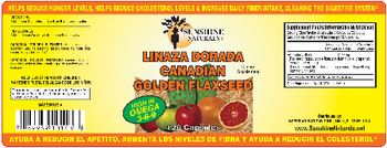 Sunshine Naturals Canadian Golden Flaxseed - supplement