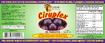 Sunshine Naturals Ciruplex - supplement