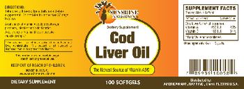 Sunshine Naturals Cod Liver Oil - supplement