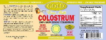 Sunshine Naturals Colostrum - supplement