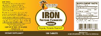 Sunshine Naturals Iron - supplement