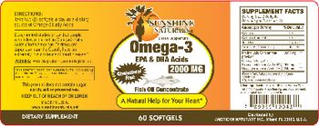 Sunshine Naturals Omega-3 2000 mg - supplement