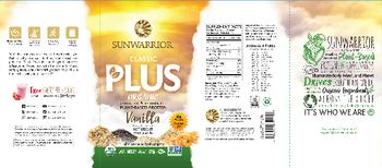 Sunwarrior Classic Plus Vanilla - supplement
