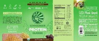 Sunwarrior Classic Protein Chocolate - supplement