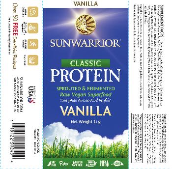 Sunwarrior Classic Protein Vanilla - 
