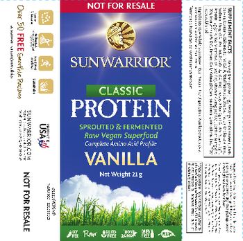 Sunwarrior Classic Protein Vanilla - 