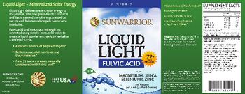 Sunwarrior Liquid Light Fulvic Acid - 