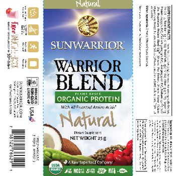 Sunwarrior Warrior Blend Natural - supplement