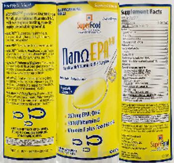 SuperFood Solution NanoEPA DHA Lemon Meringue - supplement