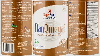 SuperFood Solution NanOmega3 Pineapple Orange - supplement