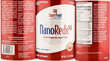 SuperFood Solution NanoReds10 - supplement