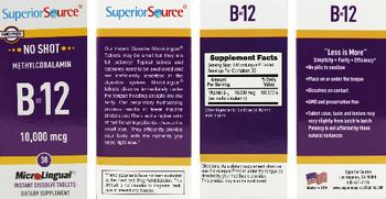 Superior Source B-12 10,000 mcg - supplement