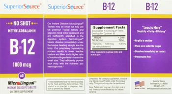 Superior Source B-12 1000 mcg - supplement