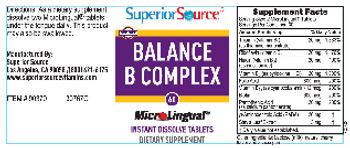 Superior Source Balance B Complex - supplement